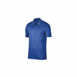 Nike Mens Solid Victory Polo Shirt (Royal Blue) Tops