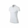 Nike Womens/Ladies Dry Fit Polo Shirt (White) Tops