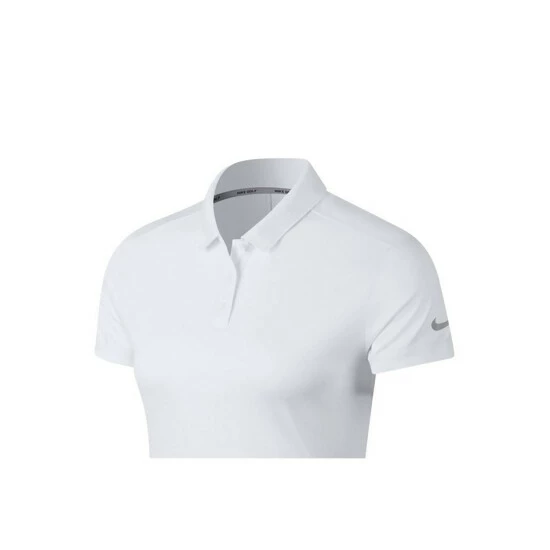Nike Womens/Ladies Dry Fit Polo Shirt (White) Tops 4 Nike Womens/Ladies Dry Fit Polo Shirt (White) Tops - Image 2