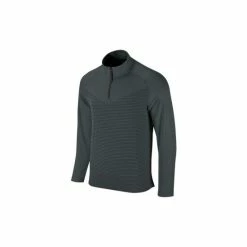 Nike Mens Vapor Half Zip Top Tops Dark Smoke Grey/black