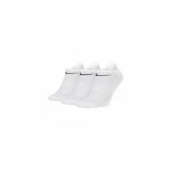 Nike Unisex Adults No Show Socks (Pack Of 3) (White)