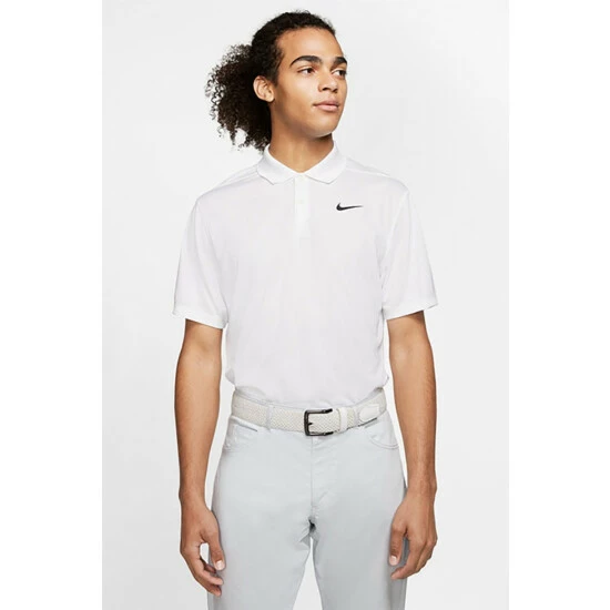 Nike Mens Solid Victory Polo Shirt (White) Tops 7 Nike Mens Solid Victory Polo Shirt (White) Tops - Image 5