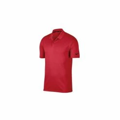 Nike Mens Solid Victory Polo Shirt (Red) Tops