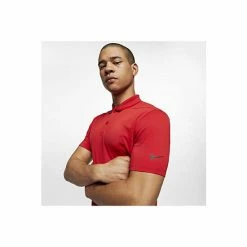Nike Mens Solid Victory Polo Shirt (Red) Tops -Nike Shop unnamed file 1073