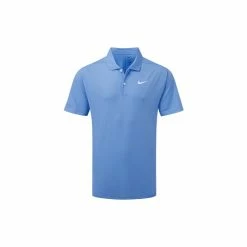 Nike Mens Solid Victory Polo Shirt (Blue) Tops