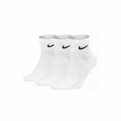 Nike Everyday Ankle Socks (3 Pairs) (White)