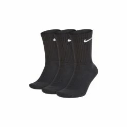 Nike Everyday Cushion Socks (3 Pairs) (Black)