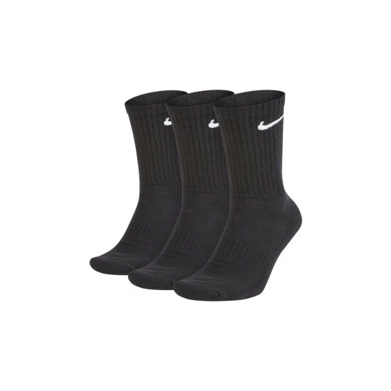 Nike Everyday Cushion Socks (3 Pairs) (Black) 3 Nike Everyday Cushion Socks (3 Pairs) (Black)