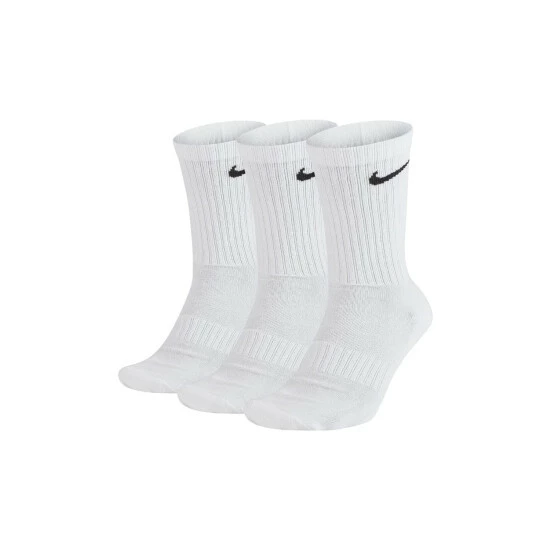 Nike Everyday Cushion Socks (3 Pairs) (White) 3 Nike Everyday Cushion Socks (3 Pairs) (White)