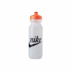 Nike Big Mouth Water Bottle 2.0 (32oz) (One Size) Reusables Clear/rush Orange/black