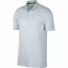 Nike Mens Dry Victory Stripe Polo (Pure Platinum/White/Black) Tops