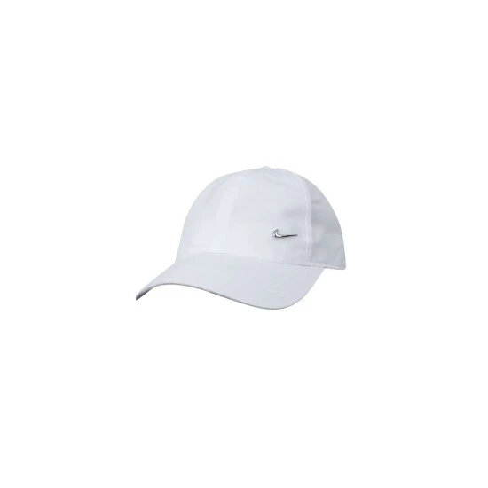 Nike Unisex Childrens/Kids H86 Metal Swoosh Cap (White) Hats & Scarves 3 Nike Unisex Childrens/Kids H86 Metal Swoosh Cap (White) Hats & Scarves