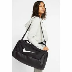 Nike Brasilia Duffle Bag (Black/White) (10.9in X 20in X 10.9in) Handbags -Nike Shop unnamed file 1264