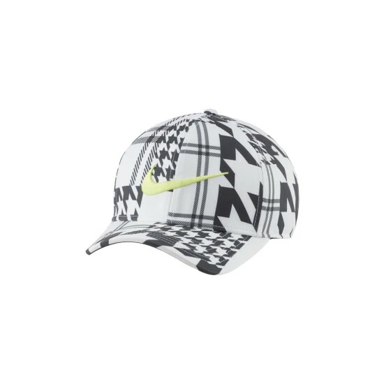 Nike Arobill Baseball Cap (White/Anthracite Grey/Light Lemon Twist) Hats 3 Nike Arobill Baseball Cap (White/Anthracite Grey/Light Lemon Twist) Hats