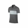 Nike Mens Breathe Color Block Short Sleeve Polo Shirt (Carbon Heather/Birch Heather/White) Tops -Nike Shop unnamed file 1278