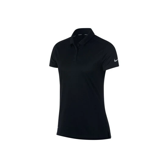 Nike Womens/Ladies Victory Polo Shirt (Black/Silver) Tops 3 Nike Womens/Ladies Victory Polo Shirt (Black/Silver) Tops