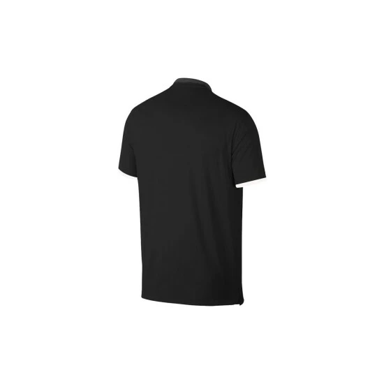 Nike Mens Dry Vapour Color Block Polo (Black/ White/ Black) Tops 4 Nike Mens Dry Vapour Color Block Polo (Black/ White/ Black) Tops - Image 2