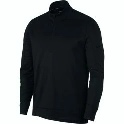 Nike Mens Therma Repel Half Zip Golf Top (Black/Black) Tops