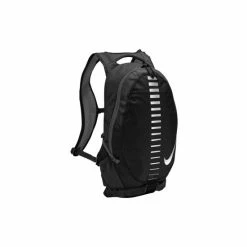 Nike Run Commuter Knapsack (Black/Silver) (One Size) Backpacks