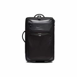 Nike Shop 25 Nike 2 Wheel Cabin Luggage Suitcase (Black) (One Size) Outdoor