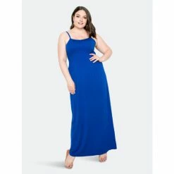 Buxom Couture Seamless Cami Dress Dresses & Jumpsuits Royal Blue