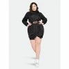 Buxom Couture Sporty Zip-up Dress Dresses & Jumpsuits Black