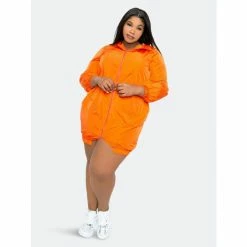 Buxom Couture Sporty Zip-up Dress Dresses & Jumpsuits Orange -Nike Shop unnamed file 240