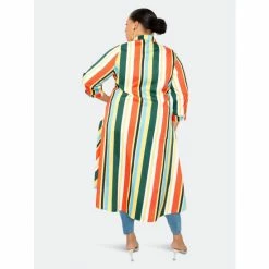 Buxom Couture Stripe Flowy Shirt Tops Retro Stripe -Nike Shop unnamed file 253