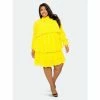 Buxom Couture Tiered Mini Dress Dresses & Jumpsuits Yellow