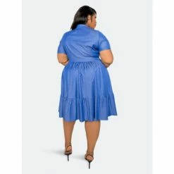 Buxom Couture Denim Tiered Shirt Mini Dress Tops -Nike Shop unnamed file 300