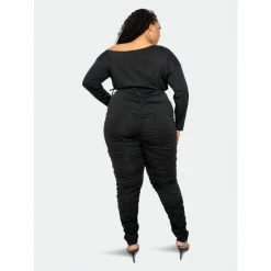 Buxom Couture Ruched Lounge Set Pants Black -Nike Shop unnamed file 306