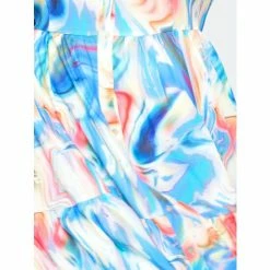 Buxom Couture Printed Tiered Shirt Mini Dress Dresses & Jumpsuits Marble Print -Nike Shop unnamed file 32