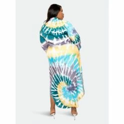 Buxom Couture Tie-Dye Shirt Dress Dresses & Jumpsuits Blue -Nike Shop unnamed file 389