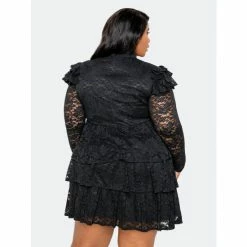 Buxom Couture Tiered Lace Mini Dress Dresses Black 11 Buxom Couture Tiered Lace Mini Dress Dresses Black -Nike Shop unnamed file 427