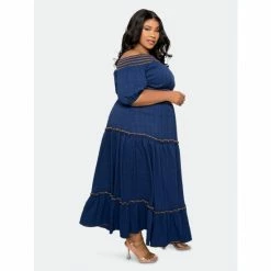 Buxom Couture Smocking Top And Skirt Set Tops Navy Blue 7 Buxom Couture Smocking Top And Skirt Set Tops Navy Blue -Nike Shop unnamed file 449