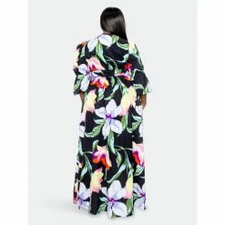 Buxom Couture Floral Puff Sleeve Button Up Dress Dresses Black 11 Buxom Couture Floral Puff Sleeve Button Up Dress Dresses Black -Nike Shop unnamed file 456