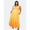 Buxom Couture Tiered Ruffle Sundress Dresses & Jumpsuits Apricot -Nike Shop unnamed file 475