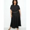 Buxom Couture Pleated Cropped Top And Skirt Set Skirts Black -Nike Shop unnamed file 496
