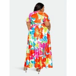 Buxom Couture Tropical Floral Cropped Top And Maxi Skirt Set Skirts Tropical Flower Print -Nike Shop unnamed file 517