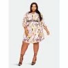 Buxom Couture Printed Shirt Dress With Belt Dresses & Jumpsuits Multi