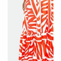 Buxom Couture Animal Print Voluminous Maxi Dress Dresses & Jumpsuits Orange -Nike Shop unnamed file 599