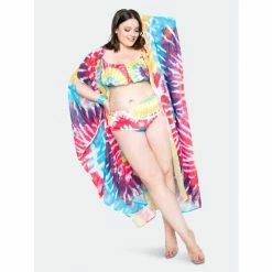 Buxom Couture Tie-dye Cover Up With Wrist Band Pants Pink Tie Dye -Nike Shop unnamed file 666