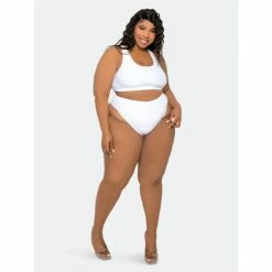Buxom Couture Everyday Basic Bikini Set Swimwear White