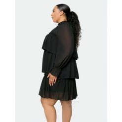 Buxom Couture Tiered Mini Dress Dresses & Jumpsuits Black -Nike Shop unnamed file 692