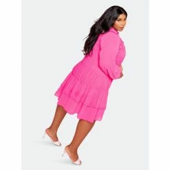 Buxom Couture Ruched Tier Mini Dress Dresses Pink 7 Buxom Couture Ruched Tier Mini Dress Dresses Pink -Nike Shop unnamed file 713