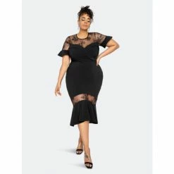 Buxom Couture Sweetheart Mermaid Dress With Lace Insert Dresses Black 9 Buxom Couture Sweetheart Mermaid Dress With Lace Insert Dresses Black -Nike Shop unnamed file 762