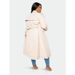 Buxom Couture Classic Trench Coat Coats, Jackets & Blazers Beige -Nike Shop unnamed file 778