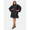 Buxom Couture Silk Effect Voluminous Shirt Dress Dresses & Jumpsuits Black -Nike Shop unnamed file 781