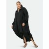 Buxom Couture Drapy Shirt Maxi Dress Dresses & Jumpsuits Black -Nike Shop unnamed file 808