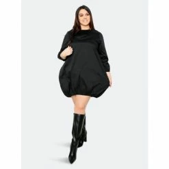 Buxom Couture Bubbled Poplin Mini Dress Dresses & Jumpsuits Black -Nike Shop unnamed file 835